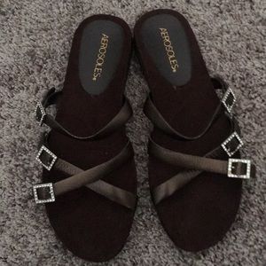 NWOT leather sandals